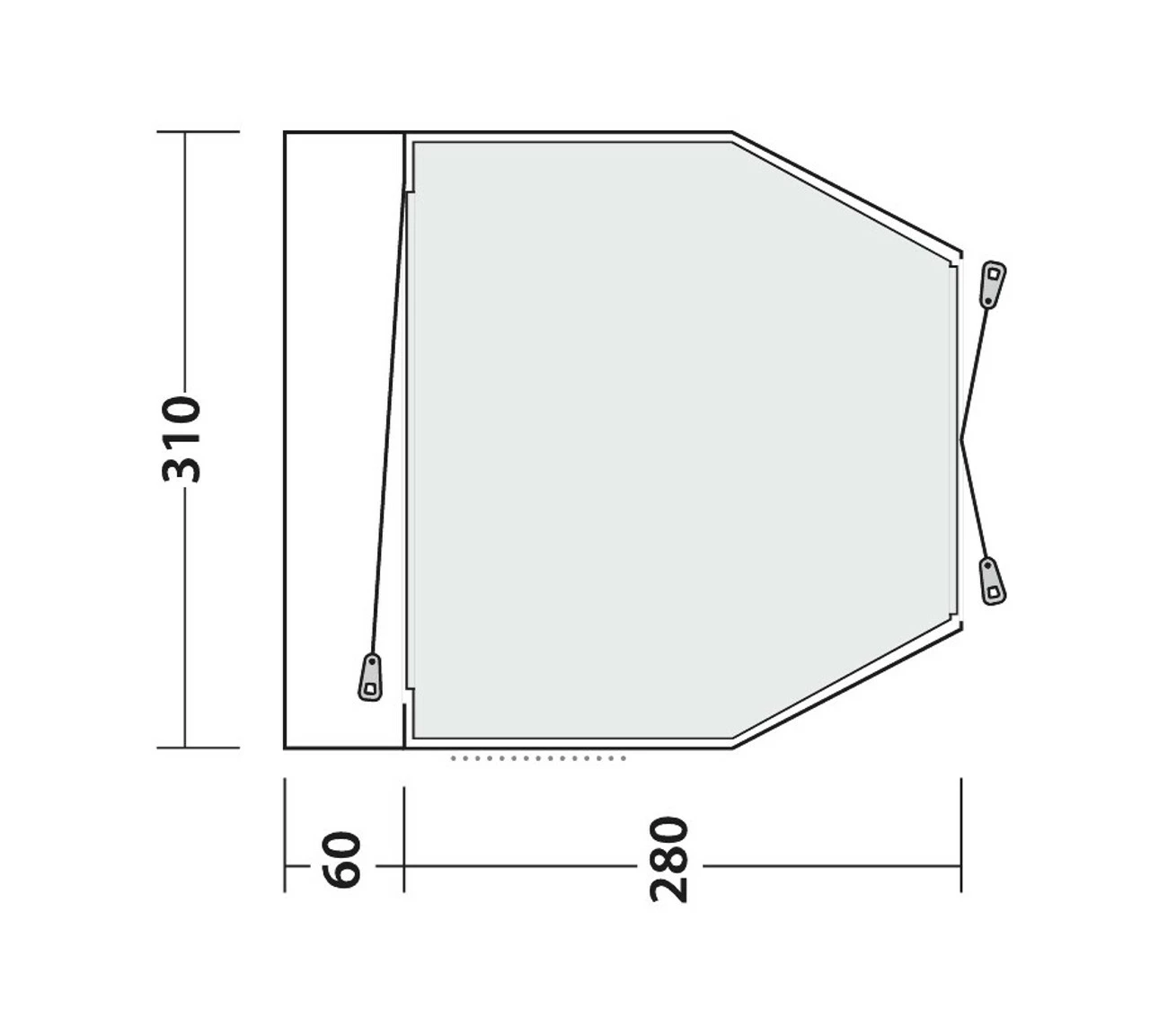 Easy Camp Shamrock Drive Away Awning Tent For Campervans 12 Easy Camp Shamrock Drive Away Awning Tent For Campervans - Image 10