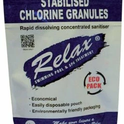 Relax Stabilised Swimming Pool Chlorine Granules 1kg Pouch