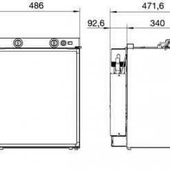 Dometic RM5310 230 V 12v LPG Gas Caravan Fridge 5 Dometic RM5310 230 V 12v LPG Gas Caravan Fridge -Bestway Shop 2159 03 44338.1422027871