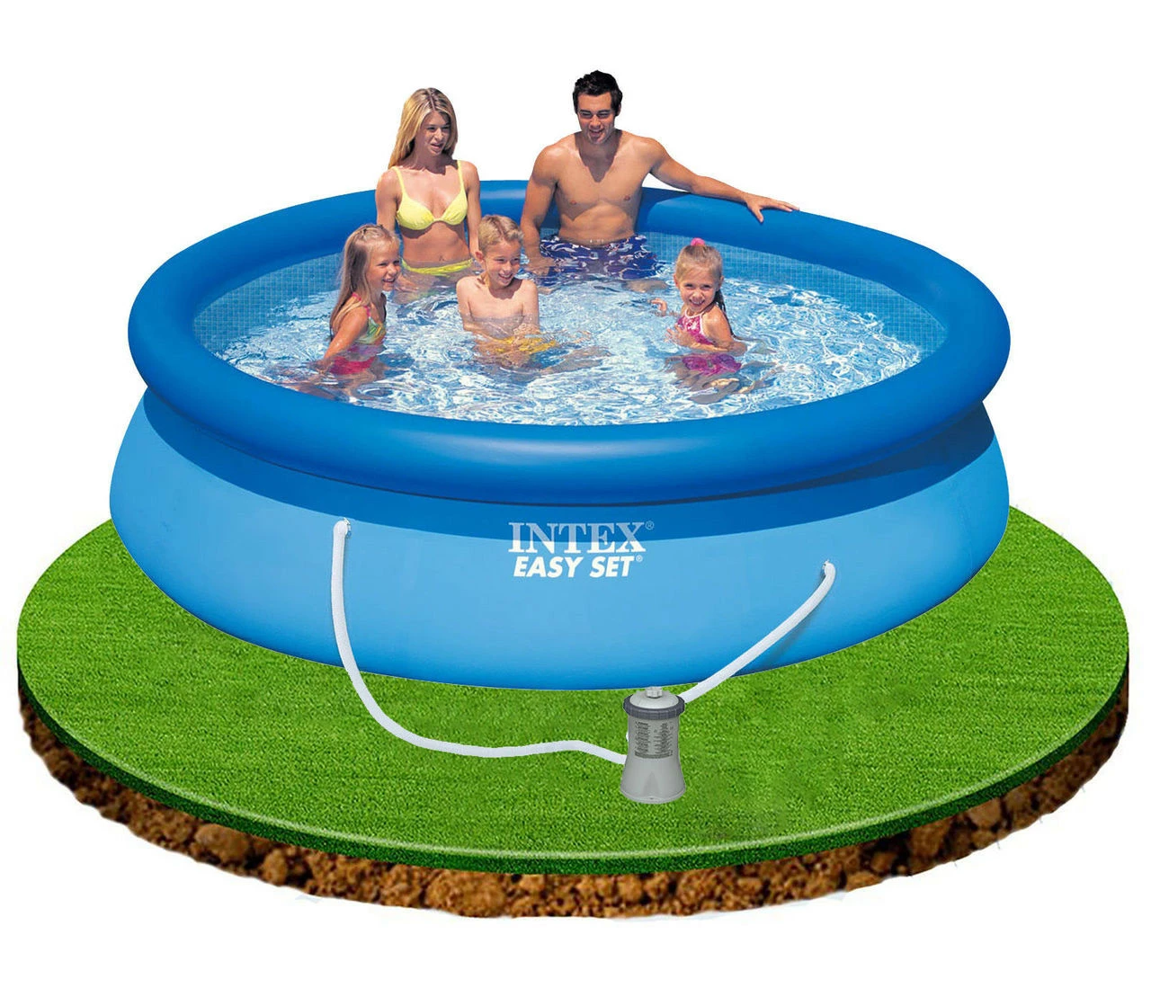 Intex 10ft X 30” Easy Set Above Ground Pool With Filter Pump 3 Intex 10ft X 30” Easy Set Above Ground Pool With Filter Pump