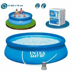 Intex 10ft X 30” Easy Set Above Ground Pool With Filter Pump 10 Intex 10ft X 30” Easy Set Above Ground Pool With Filter Pump -Bestway Shop 28122c 16815.1436351366