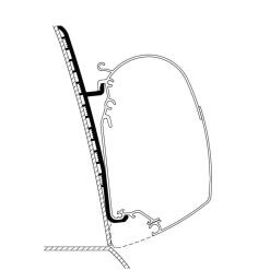 Thule Awning Bracket Kit For Omnistor 4900, 5200 & 8000 - Renault Master High Roof H3