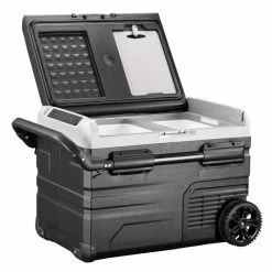 Adventurer Alpicool 45 Litre Wheeled 12v Portable Camping Fridge Freezer Cool Box