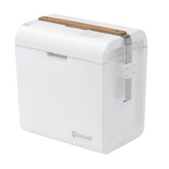 Outwell ECOcool 24L Cool Box 12V/230V - White Bamboo