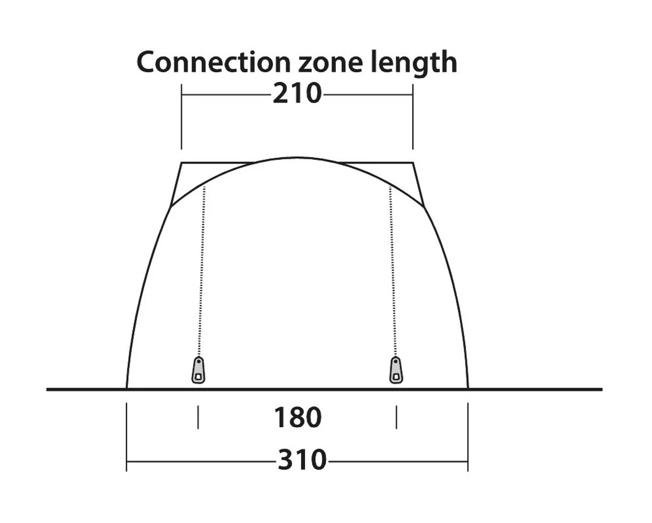 Easy Camp Shamrock Drive Away Awning Tent For Campervans 10 Easy Camp Shamrock Drive Away Awning Tent For Campervans - Image 8