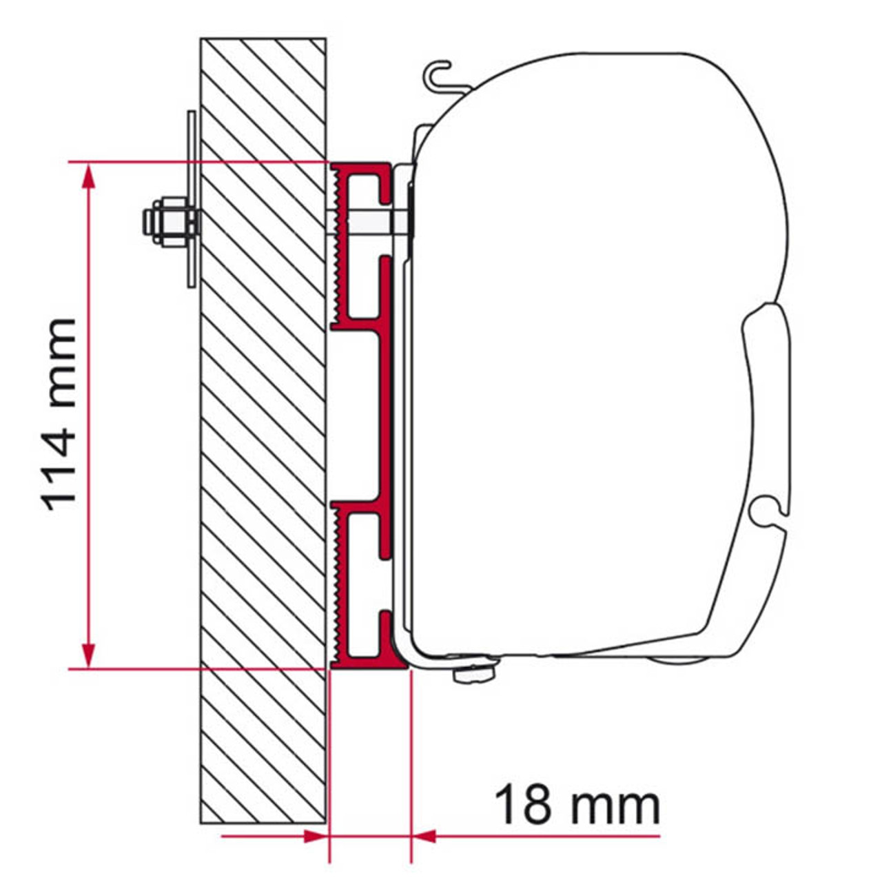 Fiamma Bracket Adaptor Kit D for F45 Awnings Fiamma Bracket Adaptor Kit D For F45 Awnings -Bestway Shop 98655 021 99793.1675173525