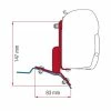 Fiamma Awning Bracket For Ford Transit Custom Campervans -Bestway Shop 98655Z136 40776.1660312545