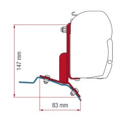 Fiamma Awning Bracket For Ford Transit Custom Campervans
