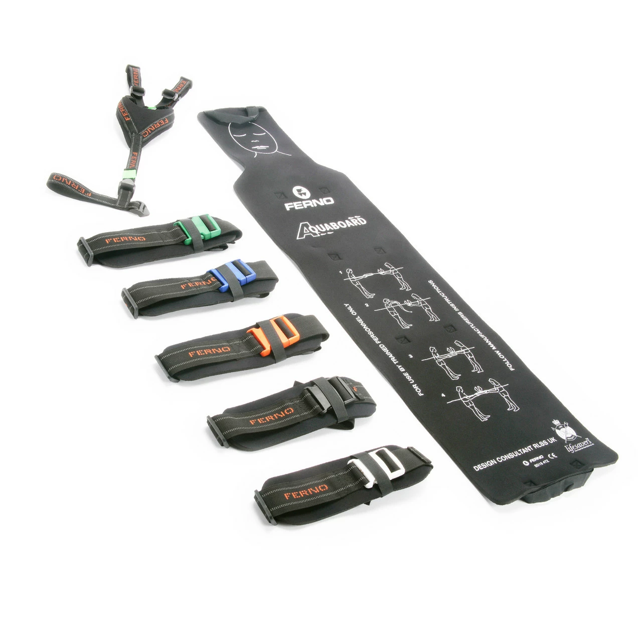 Ferno Aquaboard Spinal Immobilisation System Ferno Aquaboard Spinal Immobilisation System -Bestway Shop Aquaboard Strap and Support pad kit 96209.1412345508