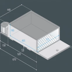 Vitrifrigo BRK35 12/24v Caravan Motorhome And Campervan Drawer Fridge -Bestway Shop BRKdims 27618.1490783509