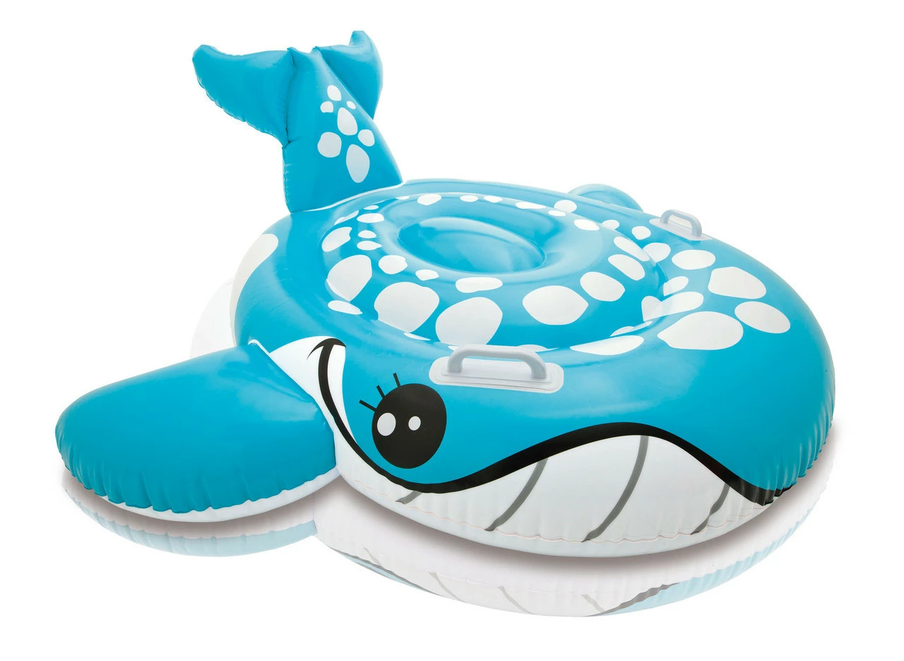 Intex Inflatable Bashful Blue Whale Pool Ride On Toy 3 Intex Inflatable Bashful Blue Whale Pool Ride On Toy
