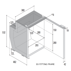Vitrifrigo C51i 12/24v Caravan & Marine Compressor Fridge 7 Vitrifrigo C51i 12/24v Caravan & Marine Compressor Fridge -Bestway Shop C51i DIMS 1 02630.1603101256