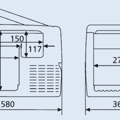 Waeco CoolFreeze CF35 Portable Fridge-Freezer -Bestway Shop CF35sizesLrg 51864.1376986092
