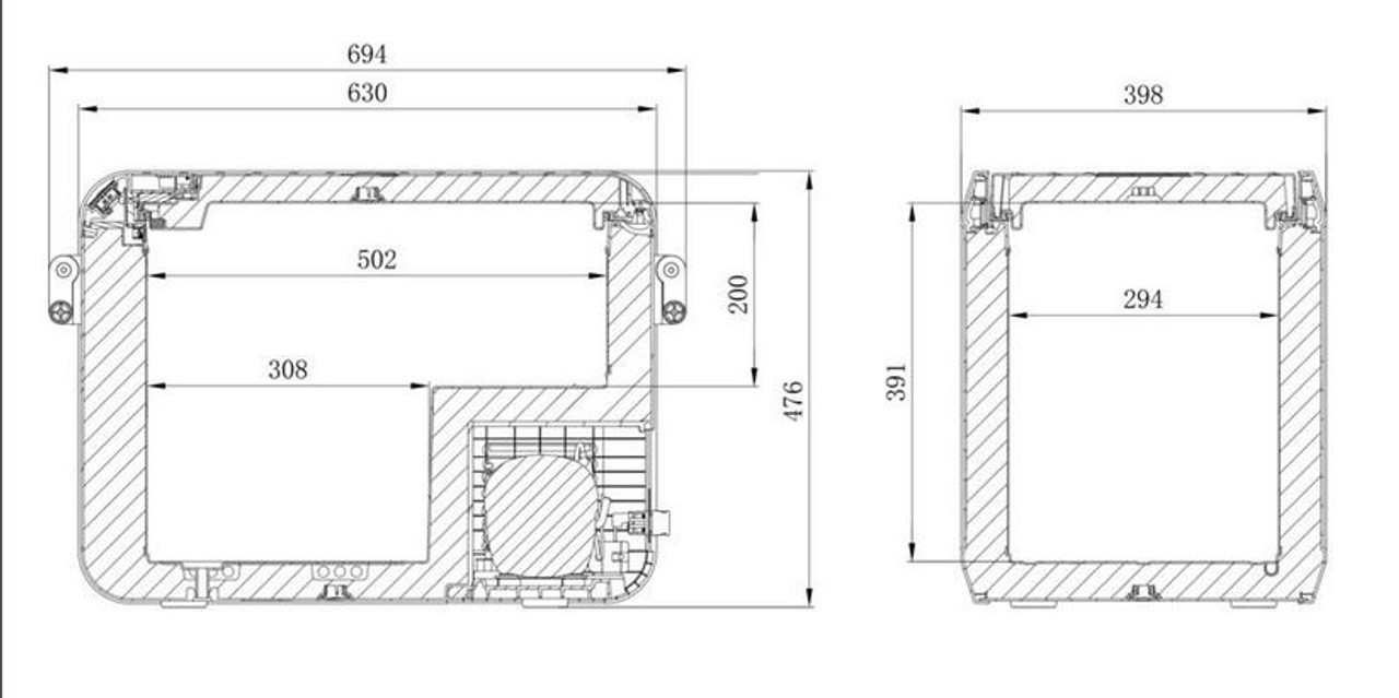 Dometic CFX3 45 Portable Compressor Fridge and Freezer Cool Box 40L Dometic CFX3 45 Portable Compressor Fridge And Freezer Cool Box 40L -Bestway Shop CFX 35 dometic dimensions 47737.1581593448