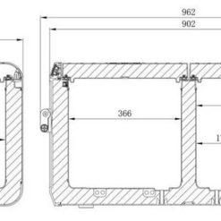 Dometic CFX3-95DZ Portable Dual Zone Compressor Cool Box And Fridge Freezer 12 Dometic CFX3-95DZ Portable Dual Zone Compressor Cool Box And Fridge Freezer -Bestway Shop CFX3 95DZ dometic dimensions 86170.1581604541