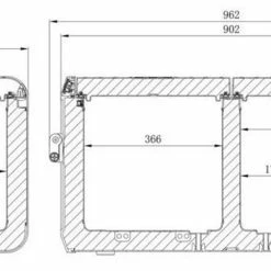 Dometic CFX3-95DZ Portable Dual Zone Compressor Cool Box And Fridge Freezer 23 Dometic CFX3-95DZ Portable Dual Zone Compressor Cool Box And Fridge Freezer -Bestway Shop CFX3 95DZ dometic dimensions 86170.1581604541