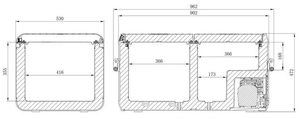 Dometic CFX3-95DZ Portable Dual Zone Compressor Cool Box and Fridge Freezer Dometic CFX3-95DZ Portable Dual Zone Compressor Cool Box And Fridge Freezer -Bestway Shop CFX3 95DZ dometic dimensions 86170.1581604541