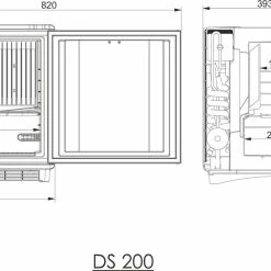 Dometic Silencio DS200 Minicool Mini Fridge 17 Dometic Silencio DS200 Minicool Mini Fridge -Bestway Shop DS200 FS dimension 27 57203.1515085577