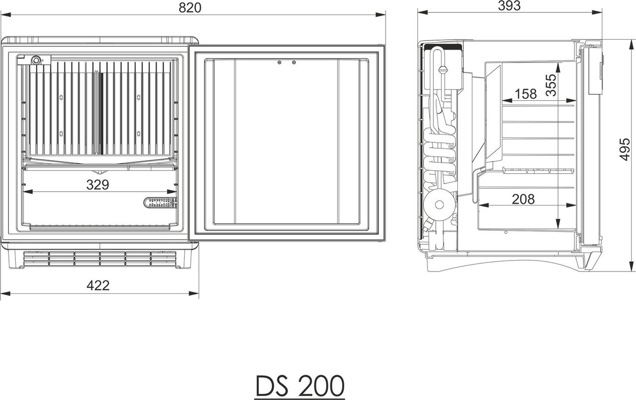 Dometic Silencio DS200 Minicool Mini Fridge Dometic Silencio DS200 Minicool Mini Fridge -Bestway Shop DS200 FS dimension 27 57203.1515085577