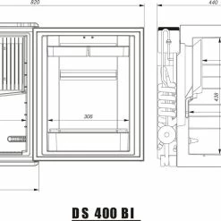 Dometic Silencio DS400 Silent Mini Bar Fridge 17 Dometic Silencio DS400 Silent Mini Bar Fridge -Bestway Shop DS400 BI dimension 27 60953.1515168548