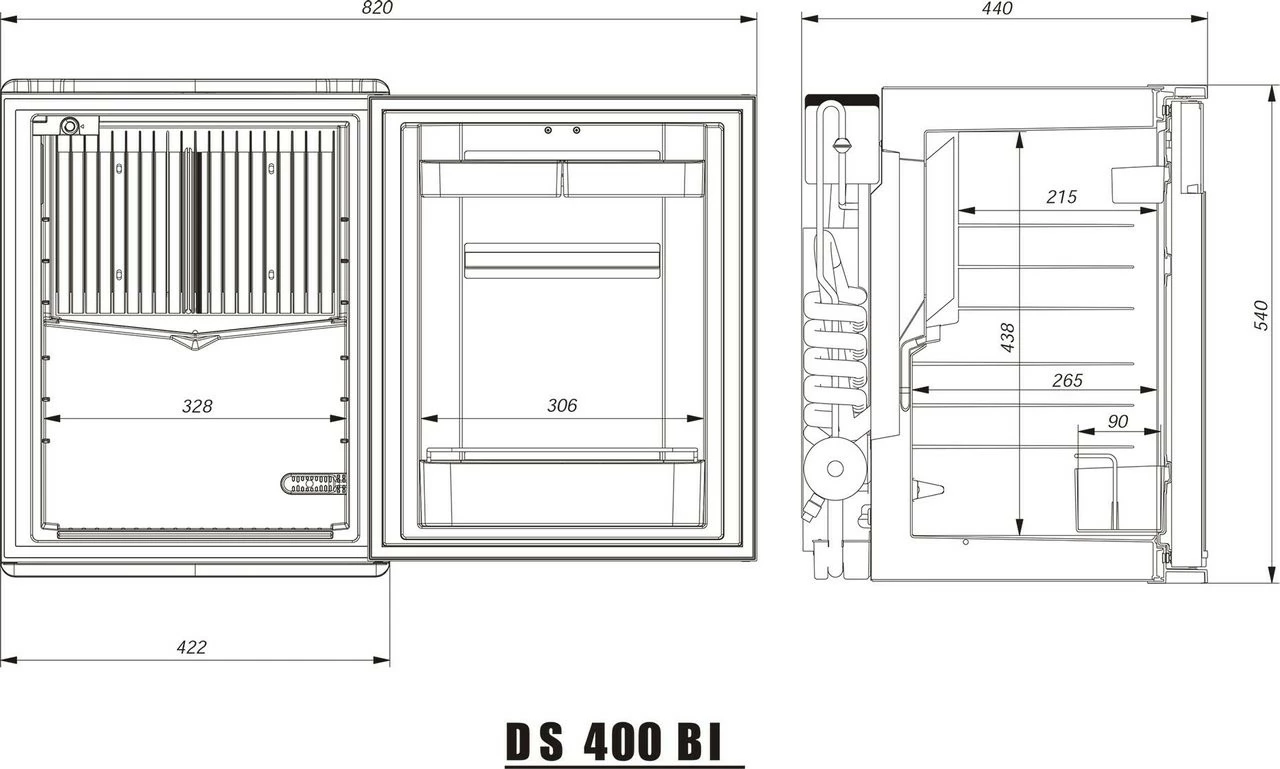 Dometic Silencio DS400 Silent Mini Bar Fridge 9 Dometic Silencio DS400 Silent Mini Bar Fridge - Image 7