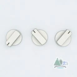 Thetford Spare - Cooker Knobs For Topline, Prima & Duplex - Matt Nickel