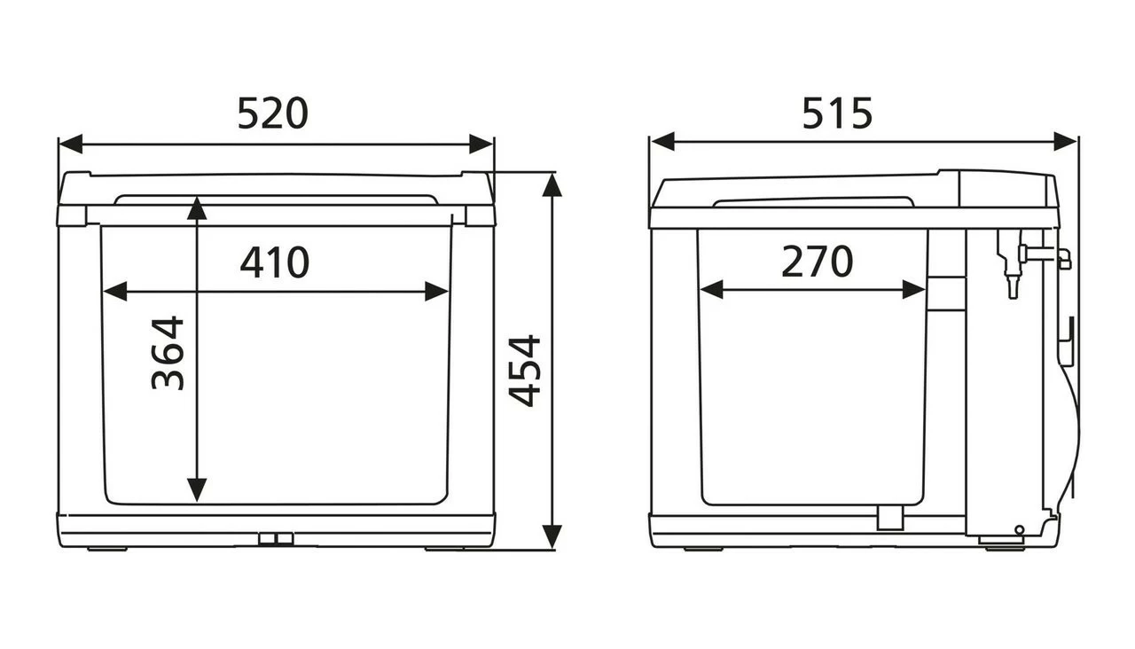 Dometic Waeco CK40d Mobicool Mains Compressor Fridge-Freezer Cool Box 6 Dometic Waeco CK40d Mobicool Mains Compressor Fridge-Freezer Cool Box - Image 4