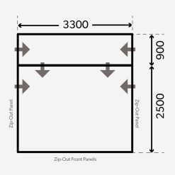 Dometic Rally Air Pro 330 Drive Away Awning 7 Dometic Rally Air Pro 330 Drive Away Awning -Bestway Shop Dometic Rally 330 driveaway DA dimensions 78105.1640181378