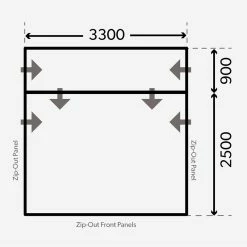 Dometic Rally Air Pro 330 Drive Away Awning 14 Dometic Rally Air Pro 330 Drive Away Awning -Bestway Shop Dometic Rally 330 driveaway DA dimensions 78105.1640181378