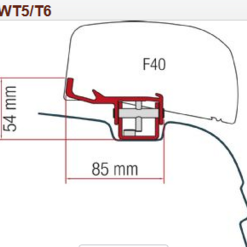 Fiamma F40 VAN Compact Campervan Awning -Bestway Shop F40 Adapter 84929.1621348442
