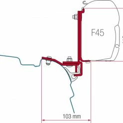Fiamma F45 Multirail Reimo VW T5 T6 Awning Bracket Kit