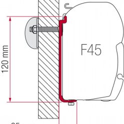 Fiamma F45 Standard Awning AS-120 Adapter Kit