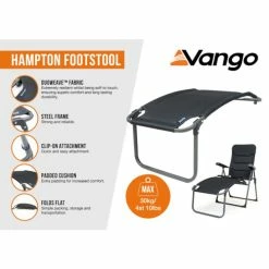 Vango Hampton Padded Footstool - Excalibur -Bestway Shop Hampton Padded Footstool Features 71458.1674727248