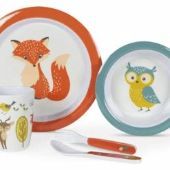Kampa Children's Camping Dining Set -Bestway Shop Kampa 9120000626 woodland creatures 20359.1664874278