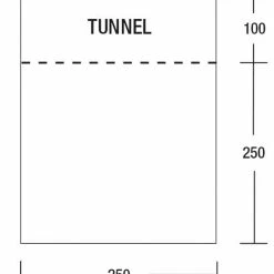SunnCamp Motor Buddy 250 Campervan Drive Away Awning -Bestway Shop MotorBuddy250FloorPlan 26214.1665133121