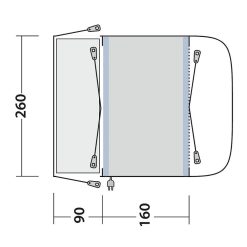 Outwell Newburg 160 Air Drive Away Awning -Bestway Shop Outwell Newburg 160 campervan awning dimensions 82442.1612116930