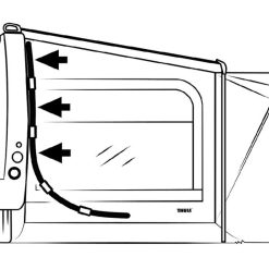 Thule Side Awning Privacy Room Tensioning Kit -Bestway Shop Side Tensioners 2 40456.1542623135