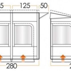 Vango Varkala Connect Caravan Airbeam Awning -Bestway Shop VC280 dims 67225.1508234053.1280.1280 76063.1511266920