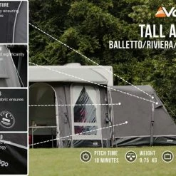 Vango Tall Annex Elements ProShield For Riviera Balletto Kalari And Tuscany Caravan Awnings 14 Vango Tall Annex Elements ProShield For Riviera Balletto Kalari And Tuscany Caravan Awnings -Bestway Shop Vango Tall Annex Elements Proshield features 41943.1660333166