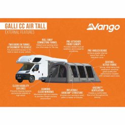 Vango Galli CC Air Campervan Motorhome Drive Away Awning 3 Vango Galli CC Air Campervan Motorhome Drive Away Awning -Bestway Shop Vango galli cc tall awning external features 69937.1669219977