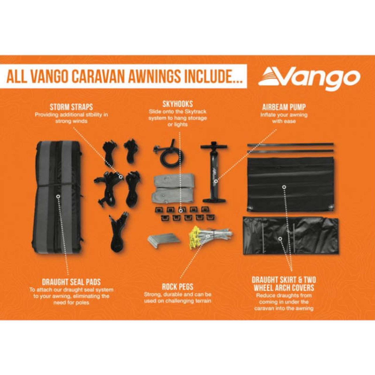 Vango Balletto Air Elements Shield Caravan Awning Vango Balletto Air Elements Shield Caravan Awning -Bestway Shop Vango awning included items 94056.1674661606