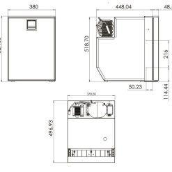 Webasto Cruise CR49 Elegance Campervan & Caravan Compressor Fridge -Bestway Shop Webasto CR49 DIM 30946.1425916020