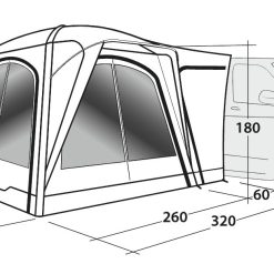 Outwell Bremburg Air Campervan Drive Away Awning -Bestway Shop bremburg air measurements 76143.1634119964