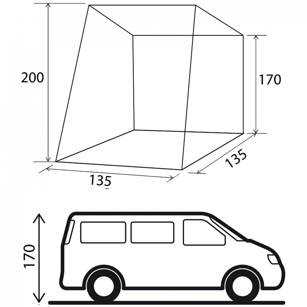 Brunner Pilote Tailgate Tent for VW Caddy Brunner Pilote Tailgate Tent For VW Caddy -Bestway Shop brunner pilote tailgate tent dimensions 57248.1657535519