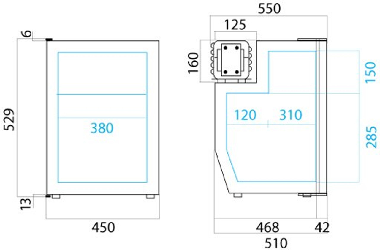 Vitrifrigo C62i 12/24v Caravan & Marine Compressor Fridge Vitrifrigo C62i 12/24v Caravan & Marine Compressor Fridge -Bestway Shop c62i dims 75154.1358333858