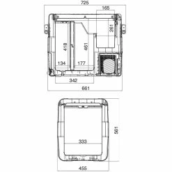 Waeco CFX65DZ Dual Zone 12v Mains Mobile Freezer Cool Box 11 Waeco CFX65DZ Dual Zone 12v Mains Mobile Freezer Cool Box -Bestway Shop cfx65dz dimensions 94801.1476879587