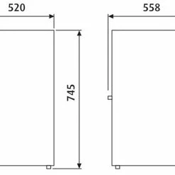 Dometic Waeco CRX110 Caravan Compressor Fridge -Bestway Shop cr110 dims 37594.1556191829