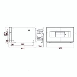 Dometic Waeco CoolMatic CD 20 Compressor Campervan Fridge -Bestway Shop dimensions 85616.1533723963