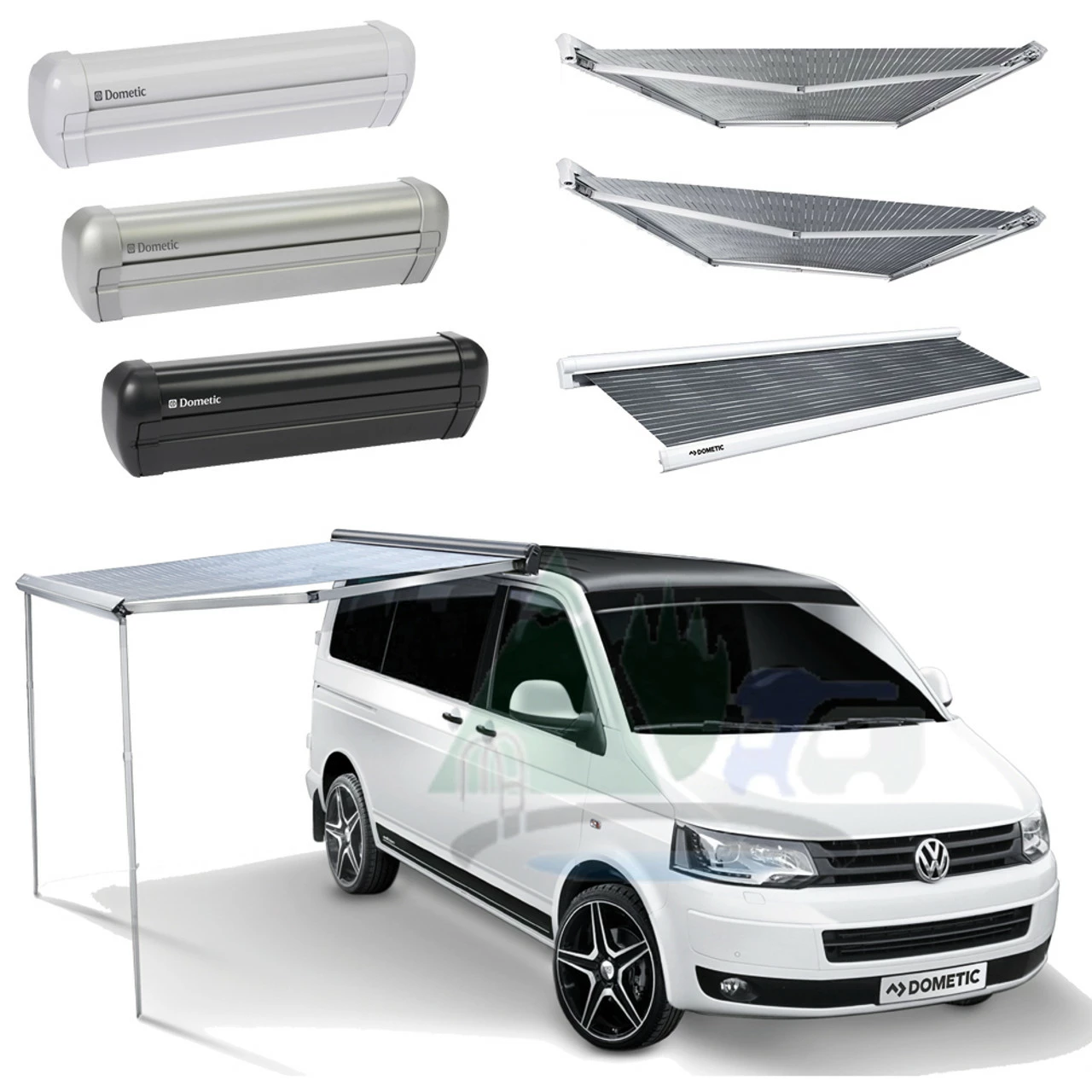 Dometic PerfectWall PW1000 VW T5 T6 Canopy Awning Kit 3 Dometic PerfectWall PW1000 VW T5 T6 Canopy Awning Kit