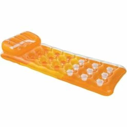 Intex 18 Pocket Lilo Swimming Pool Fashion Lounger 7 Intex 18 Pocket Lilo Swimming Pool Fashion Lounger -Bestway Shop fashion lounger orange 35973.1403265040